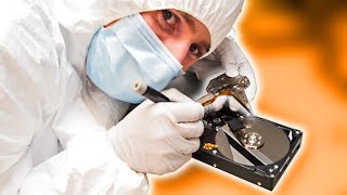 REAL Data Recovery - Linus Swaps Hard Drive Actuator! REAL Data Recovery - Linus Swaps Hard Drive Actuator!