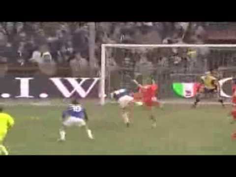 Serie A 2007-2008, day 16 Sampdoria - Fiorentina 2-2 (Gastaldello, Mutu, Donadel, Cassano)