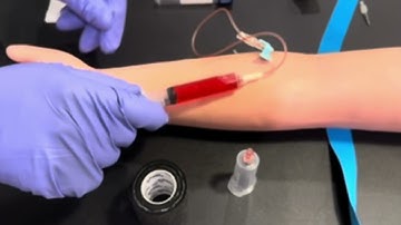HOW TO PERFORM A VENIPUNCTURE USING A SYRINGE  | PHLEBOTOMY 2024