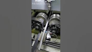 FEDA Auto thread rolling machine makes solid rod external thread.#machine #factory #auto #process