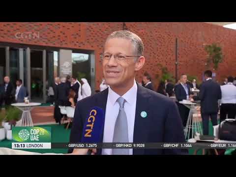 CGTN, China Global Television Network, interviews Badr Jafar at COP28