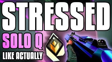 SOLO RANKED IS STRESSFUL
