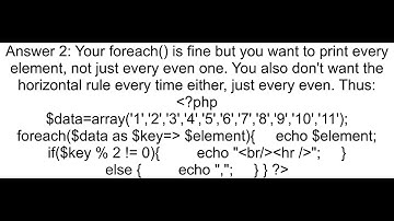php foreach as key every two number as a group