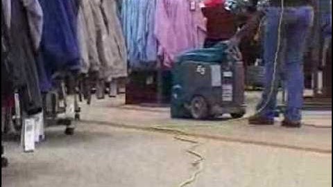 Tennant E5 Carpet Scrubber Video from PowerVac