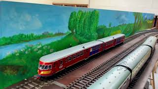Nederlandse Spoorwegen DE2 model in Spoor 1 (1:32)