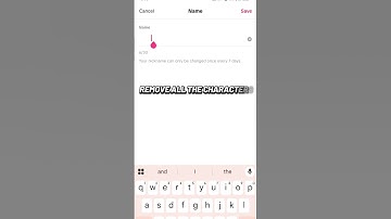 How to get invisible name on tiktok iD , complete process