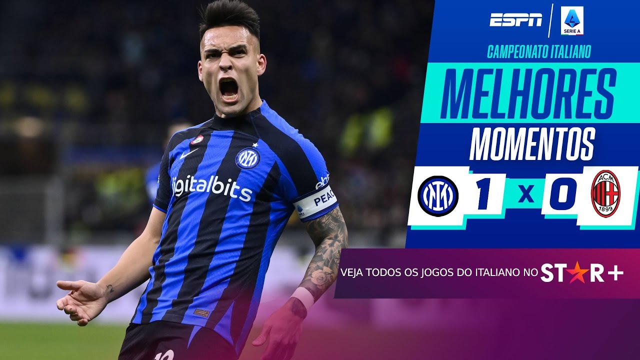 LAUTARO MARTÍNEZ BRILHA COM GOL DECISIVO, E INTER DE MILÃO DERROTA O MILAN NO DERBY DELLA MADONNINA