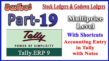 Multi Price Level in Tally ERP 9 | Multiple Price Lists & Sales Rates Explained | Sri Matrix Channel