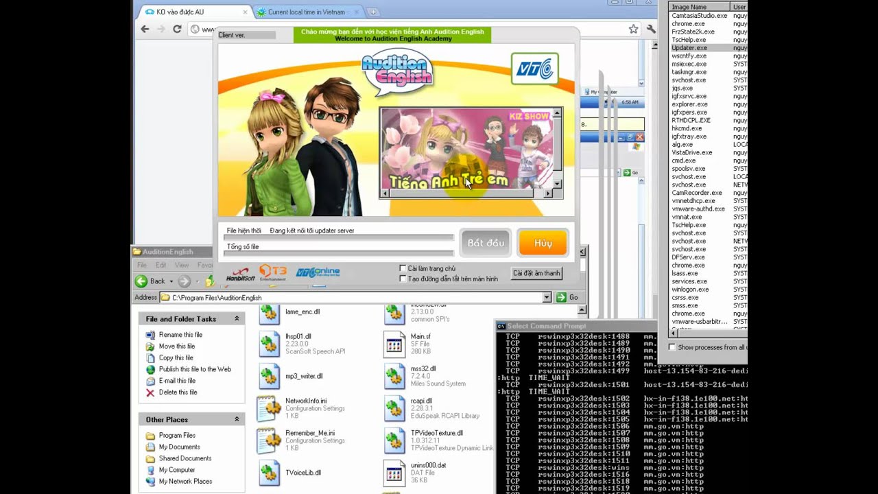 Loi khong ket noi dc toi server youtube