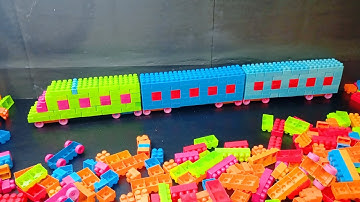 Satisfying DIY LEGO Train | LEGO Building Blocks Video | #BuildingBlocksToys #LEGO SABRINA TOYS