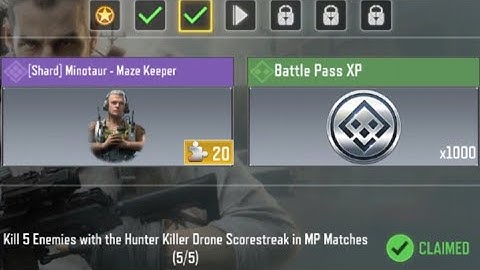 Call Of Duty Mobile Kill 5 Enemies with the Hunter Killer Drone Scorestreak in MP Matches