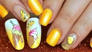 Nail art ice cream