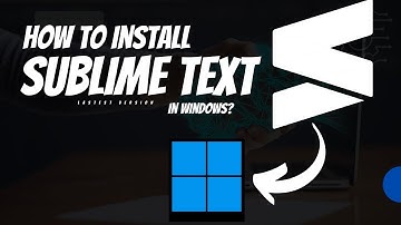 How to install sublime text on windows? #youtube #sublimetext