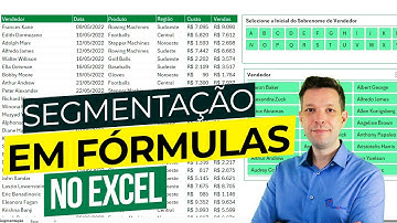 Segmentação de Dados em Funções no Excel