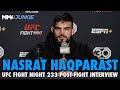 Nasrat Haqparast Makes Case For UFC Event in Morocco After Quick Win | UFC Fight Night 233