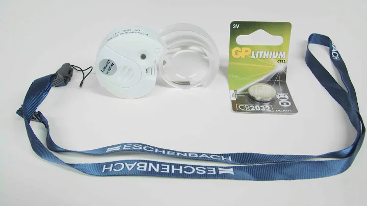 Обзор лупы складной асферической с подсветкой Eschenbach mobilent LED, диаметр 35 мм, 10.0х, 38.0