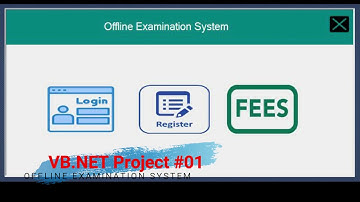 Offline Examination System project with source code| Best VB.NET Project 2023 (Tut #01) |CODERBABA