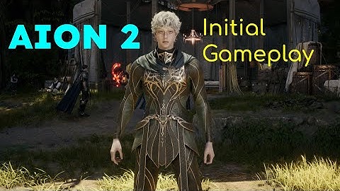 AION 2 Tutorial, Character Creation and Starting Base Camp Gameplay - No Commentary, English Sub