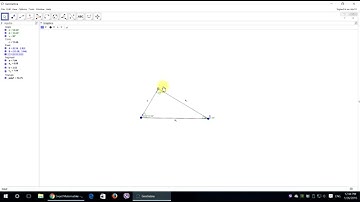 Right angled triangle in geogebra 1.way [Tutorial]