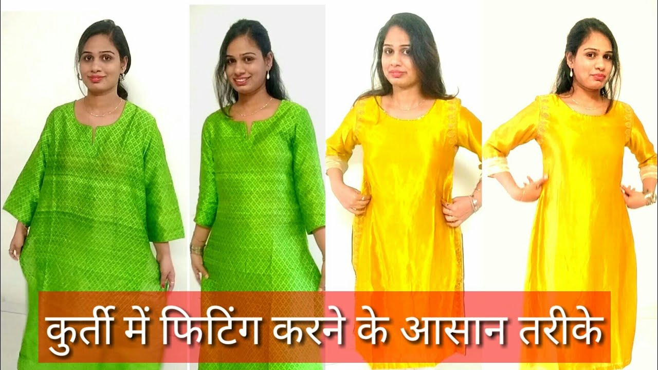 Heavy Size Kurti Cutting With Perfect Fitting | Heavy Size Suit Cutting |  How To Cut 44 Size Kurti. - YouTube