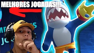 reagindo as melhores jogadas do stumble guys (chaves games)