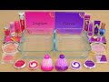 Pink vs Purple - Mixing Makeup Eyeshadow Into Slime