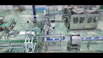 bottle handle applicator machine