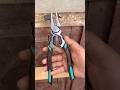 Heavy-duty multifunctional combination pliers featuring built-in hammer head wire cutting #shorts