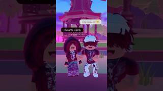 My Name Is Pink  roblox trend fyp shorts gaming ttd3 ttd3edit foryou viral inshot