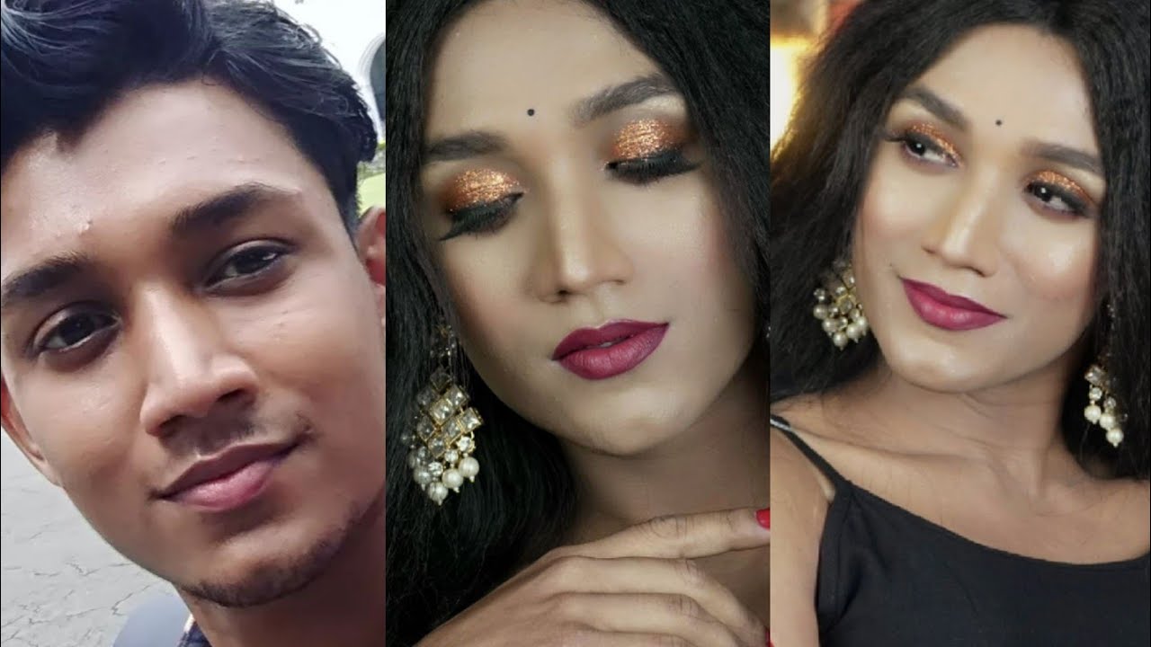 Amazing Male To Female Makeup Tutorial