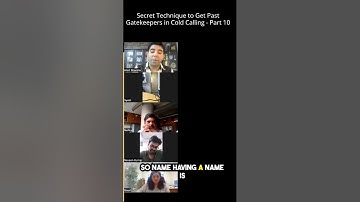 Secret Technique to Get Past Gatekeepers in Cold Calling - Part 10 | Best Sales Tips | Amit Sharma