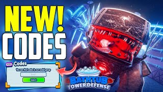 ⚠️Update!!⚠️BATHTUB TOWER DEFENSE ROBLOX CODES 2024 - BATHTUB TOWER DEFENSE CODES - ROBLOX