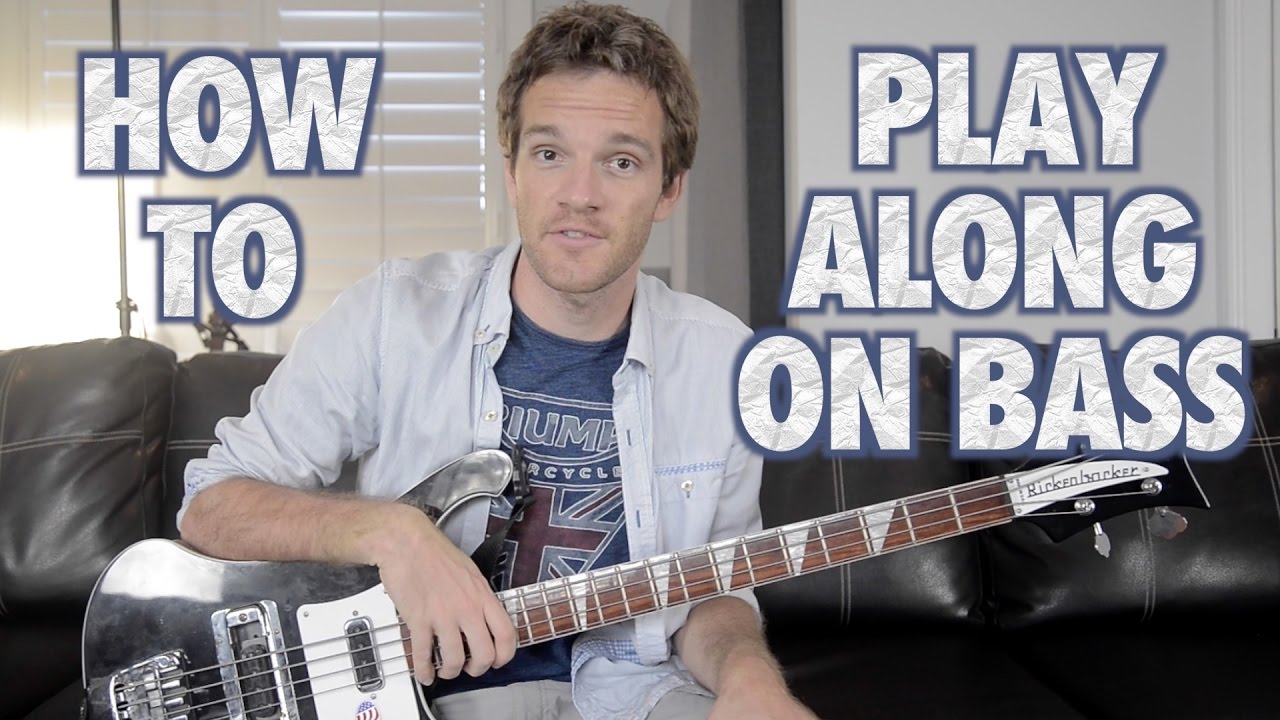 How to Play Along on Bass Guitar - YouTube
