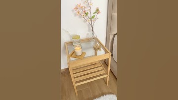 Unboxing ikea bedside table 🤍🫶🏻 @ikeamaroc2982 #nensa #ikea #aesthetic #ikeahaul #bedsidetable