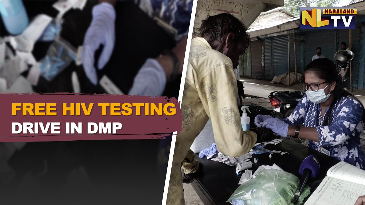 AN NGO FROM DIMAPUR CONDUCTS A FREE HIV TESTING DRIVE AT DIMAPUR