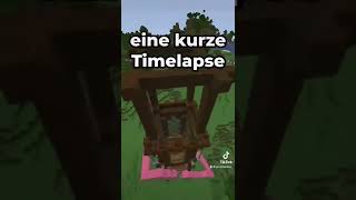 Der Uhrturm Meiner Stadt In Meiner 1000 Tage Minecraft Hardcore Welt