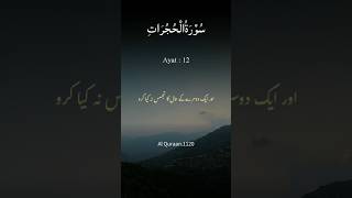 Surah Al Hujurat#surahalhujurat #shorts #quraantranslation