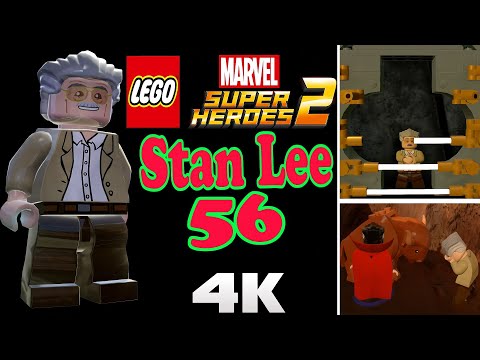 Видео: LEGO Marvel Super Heroes 2 — Все 56 Стэн Ли в опасности — Спасение Стэна Ли