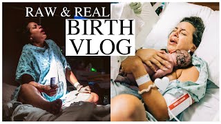 OUR LIVE BIRTH VLOG | Raw & Real Induction at 40 Weeks *POSITIVE* LABOR & DELIVERY | Yami Mufdi