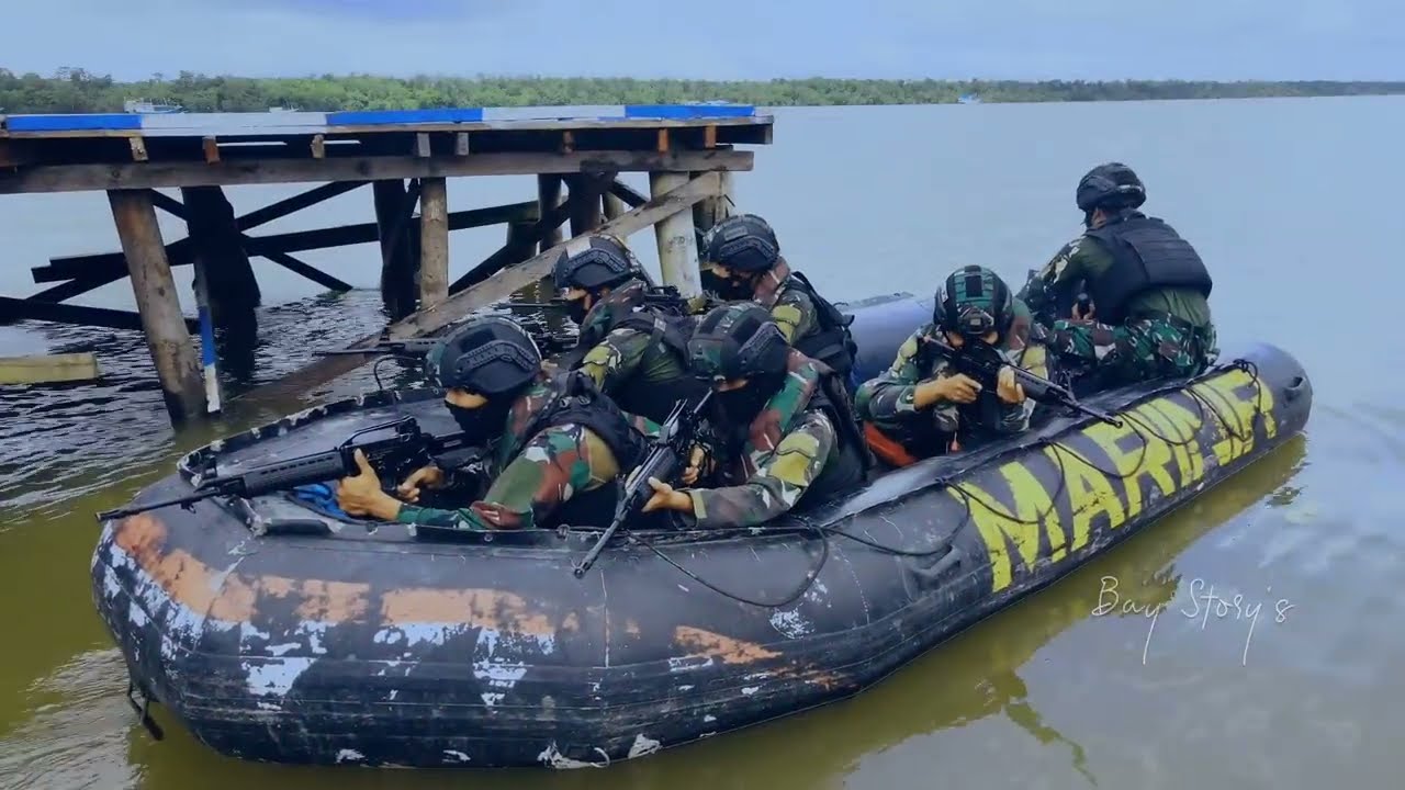 TNI- AL  AGATS ASMAT PAPUA | TIMIKA KOMANDO LATIHAN PERTEMPURAN | TNIAL 🇮🇩
