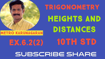 10th Std Ex.6.2(2) A road is flanked on either side by continuous rows of houses of height 4√3 m