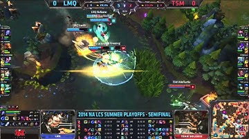 NA LCS 2014 Playoffs: Team Solomid vs LMQ Game 1 Highlights