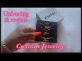 Customized jewelry from VibeSzn Unboxing &amp; review