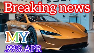 Breaking news: .99% financing through Tesla when purchasing a Tesla Model Y today end May 31, 2024