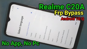 Realme C20A Frp Bypass, Realme C20A (RMX3063) Google Account Remove , Realme C20A FRP Unlock 2022