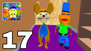 Sponge Neighbor Escape 3D New Update Gameplay Level 17