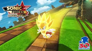 Super Sonic Level 5 Showcase | Sonic Forces: Speed Battle #Sonic30th screenshot 4