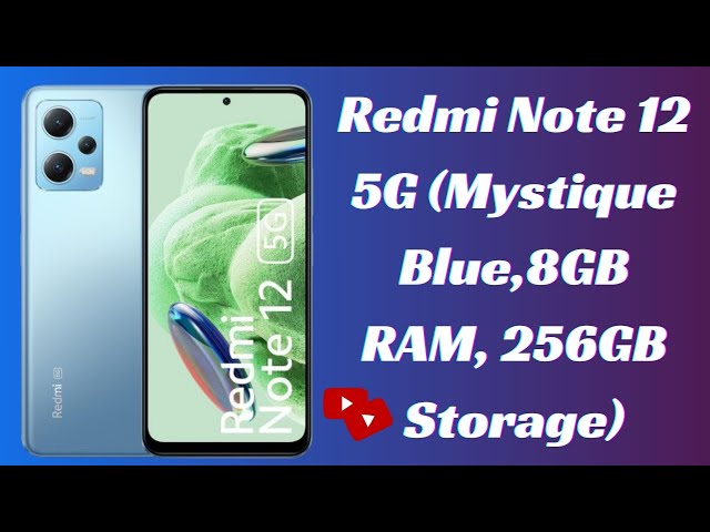 Smartphone Note 12 5G 8GB Ram