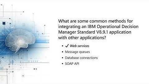 C1000 010 IBM Operational Decision Manager Standard V8 9 1 Application Development Exam
