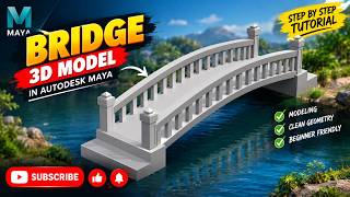 #AutodeskMaya #3DModeling #Bridge3DModel #MayaTutorial